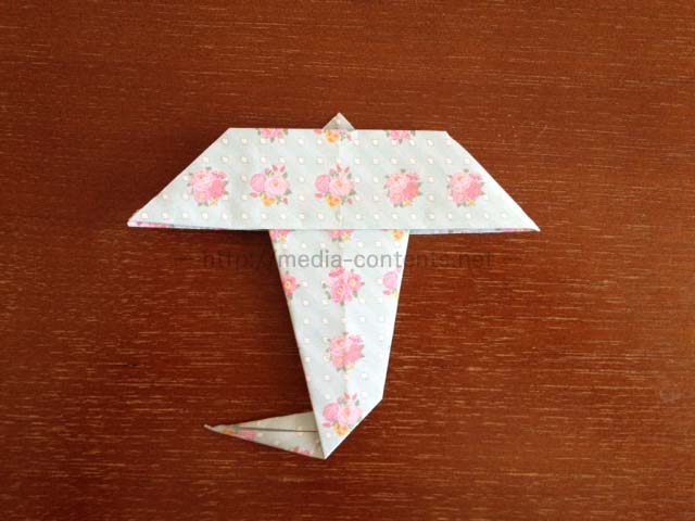 折り紙の傘の折り方！まずは簡単な平面で作ってみよう！